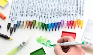 Brush Pen Kuretake Zig Clean Color Real Brush | Pisaki Akwarelowe