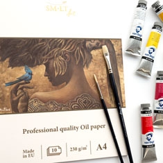 Papier do Farb Olejnych SMLT Professional Quality Oil Paper 230 gsm