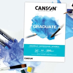 Blok do Akwareli Canson Graduate Watercolour 250 gsm