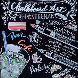 Marker Kredowy Kuretake Posterman Wet Wipe