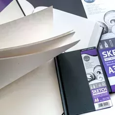Daler-Rowney Simply Hardback Sketchbook Soft White 100 gsm