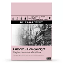 Blok Daler Rowney Smooth Heavyweight Drawing 220 gsm A3 403040300