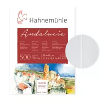 Blok do Akwareli Hahnem&uuml;hle Andalucia 500 gsm 30 x 40 cm 10628525