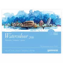 Blok Do Akwareli Gamma Fabriano Watercolour 200 gsm 15 ark. 34 x 46 cm W2003446k15