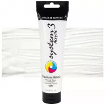 Farba Akrylowa Daler Rowney System 3 150 ml 009 Titanium White