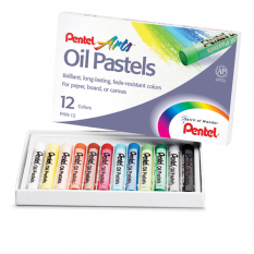 Pastele Olejne Pentel Arts Oil Pastels 12 Phn12