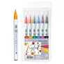 Brush Peny Kuretake Zig Clean Color Real Brush 6 Basic set RB-6000AT/6VA