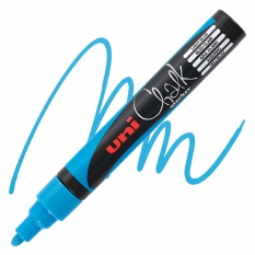 Marker Kredowy Uni Chalk Marker 1,8-2,5 mm PWE-5M Light Blue