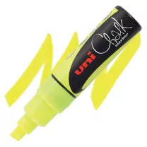 Marker Kredowy Uni Chalk Marker 8 mm PWE-8K Fluorescent Yellow