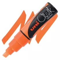 Marker Kredowy Uni Chalk Marker 8 mm PWE-8K Fluorescent Orange