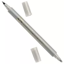 Pisak do Kaligrafii Kuretake Writer Metallic Colours 102 Silver MS-8000