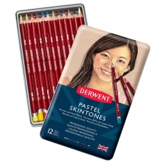 Kredki Pastelowe Derwent Pastel Pencils 12 set Skintones 2300563