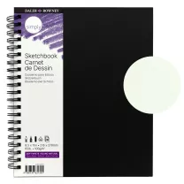 Szkicownik Daler Rowney Simply 100 gsm 80 ark. Spirala 21,6 x 28 cm 481500811