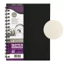 Szkicownik Daler Rowney Simply 100 gsm 54 ark. Spirala A5 482254500
