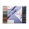 Pisaki Kuretake Art & Graphic Twin 12 Muted set TUT-80/12VMU