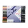 Pisaki Kuretake Art & Graphic Twin 12 Muted set TUT-80/12VMU