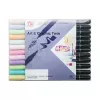 Pisaki Kuretake Art & Graphic Twin 12 Pastel set TUT-80/12VPA