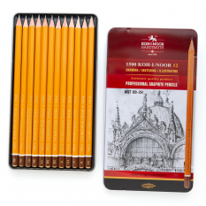 Ołówki Koh-I-Noor 1500 Art set 12 8B-2H 1502/II