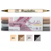 Pisaki Kuretake Brushables 4 Set Brown MS-7700/4VBR