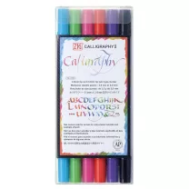 Zestaw Pisak&oacute;w do Kaligrafii Kuretake Zig Calligraphy II Set 6 TC3100/6VA