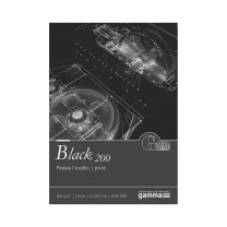 Blok Techniczny Gamma Czarny 200 gsm A4 10 ark. BLC2129K10