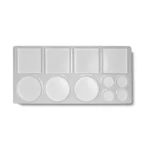 Paleta Plastikowa Prostokątna 15x32cm 11 Otwor&oacute;w 06052