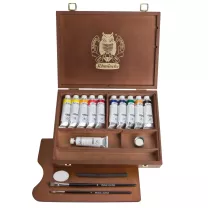 Farby Olejne Schmincke Norma Professional Wooden Box 11 x 35 ml 71310