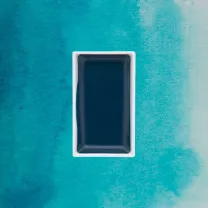 Farba Akwarelowa Kuretake Gansai Tambi 062 Turquoise Blue