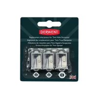Ostrza Zapasowe Do Temper&oacute;wki Elektrycznej Derwent Pencil Sharpener Battery Operated 3 szt. 2302353