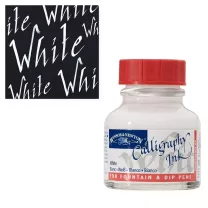 Tusz do Kaligrafii Winsor & Newton Calligraphy Ink 30 ml White 1110702