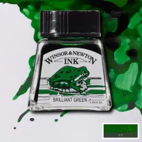 Tusz Winsor & Newton Drawing Ink 14 ml 046 Brilliant Green