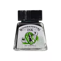 Tusz Winsor & Newton Drawing Ink 14 ml 235 Emerald