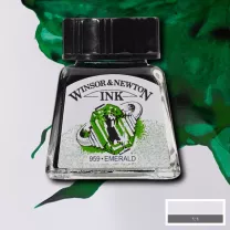Tusz Winsor & Newton Drawing Ink 14 ml 235 Emerald