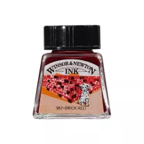 Tusz Winsor & Newton Drawing Ink 14 ml 040 Brick Red