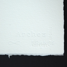 Papier Akwarelowy Arches Bright White 300 gsm Cold Pressed 56 x 76 cm A1795040