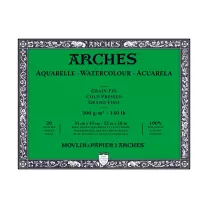 Blok Akwarelowy Arches Cold Press Natural White 300 gsm 31 x 41 cm 20 ark. A1795062
