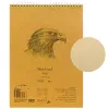 Blok Do Rysowania SMLT Art Kraft Recycled 90 gsm 60 ark. Orzeł A4 Spirala EB-60TS/KRAFT