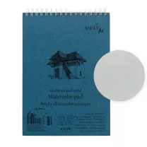 Blok do Akwareli SMLT Art Watercolor Pad 280 gsm 20 ark. Dom A5 Spirala 5AB-20TS