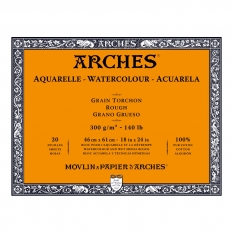 Blok Akwarelowy Arches Rough Natural White 300 gsm 46 x 61 cm 20 ark. A1795089