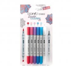 Zestaw 5 + Multiliner Markerów Copic Ciao 5 + 1 Doodle Colouring Set 22075569