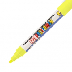 Marker Akrylowy Kuretake Posterman Waterproof Medium 2 mm 110 Fluorescent Yellow