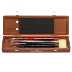 Pędzle do Akwareli Da Vinci Water Colour Brush Set Wooden Box 5280