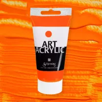 Farba Akrylowa Schjerning Art Acrylic 75 ml 5372 Fluorescent Orange