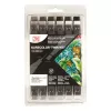 Markery Kuretake Kurecolor Twin Ws 12 Warm Gray Colors KC-3000N/12B9