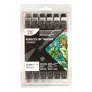 Markery Kuretake Kurecolor Twin Ws 12 Warm Gray Colors KC-3000N/12B9