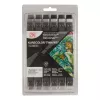 Markery Kuretake Kurecolor Twin Ws 12 Cool Colors KC-3000N/12B8