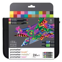 Promarker Winsor & Newton Mixed Marker Set 24 0290037