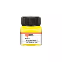 Farba Akrylowa Kreul Fluorescent Paint 20 ml Neon Yellow 77261
