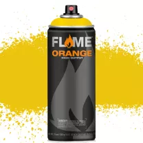 Farba Akrylowa Matowa W Sprayu Molotow Flame Orange 400 ml 106 Signal Yellow