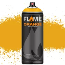 Farba Akrylowa Matowa W Sprayu Molotow Flame Orange 400 ml 110 Melon Yellow